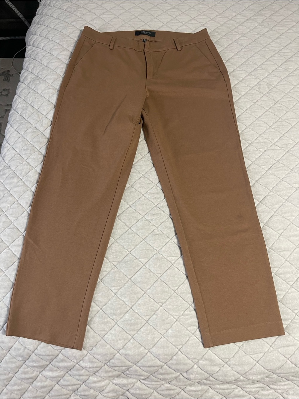 Liverpool Women's Tan Straight-Leg Trousers